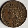 1906 Indian Head Penny, AU 55